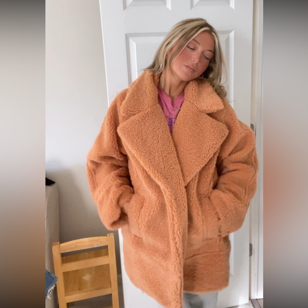Coziest and Cutest ASOS Long Oversized Teddy Coat
